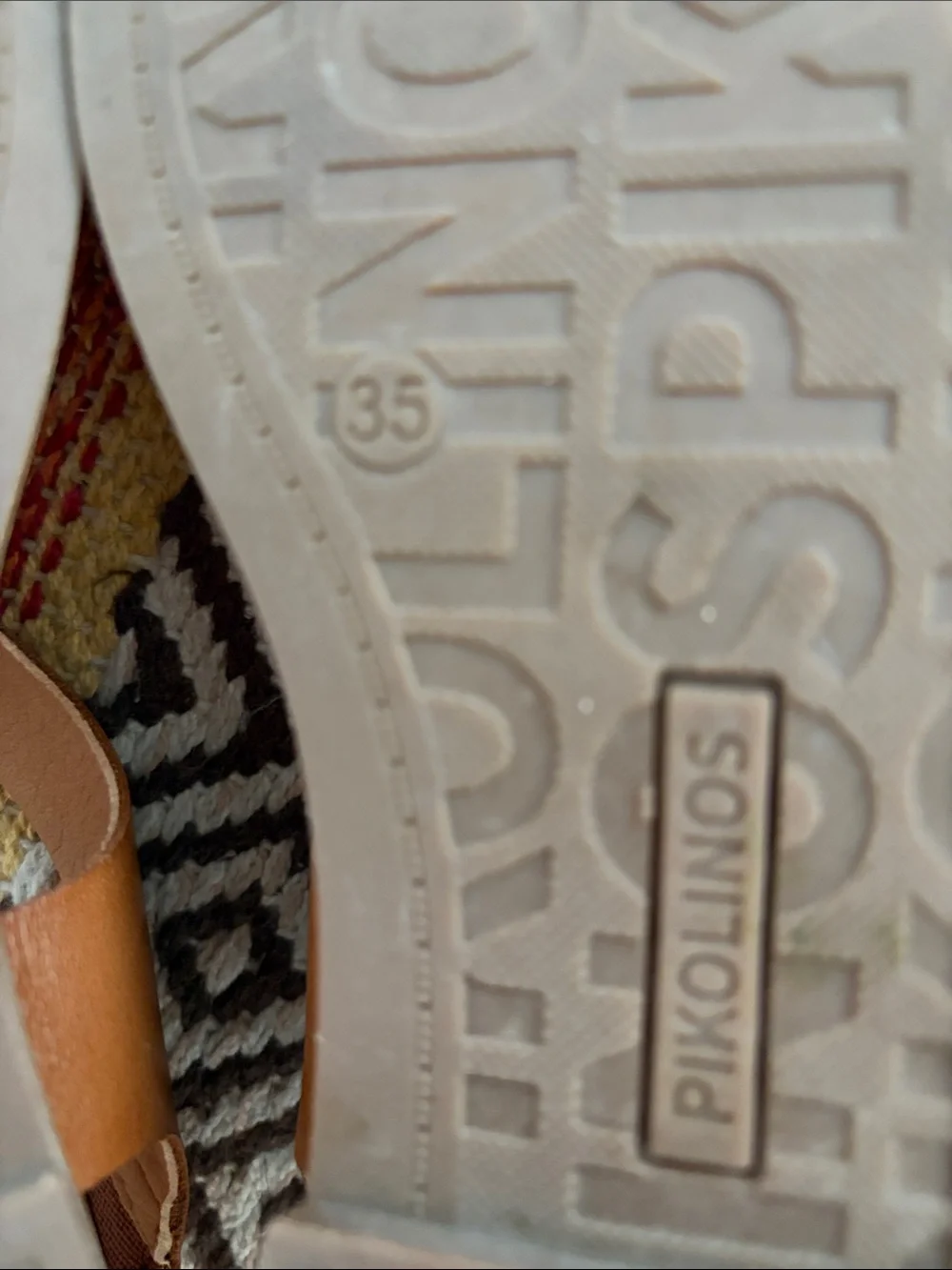 PIKOLINOS Navia Brandy Leather Slingback Sandals NWOB EU 35 / US 5-51/2